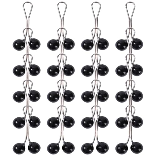 SAFIGLE 24 Stück Teiliges Perlen Schalclip Verschleißfeste Hijab Klammern Vielseitige Outdoor Schalhalter Modische Damen Accessoires für Halstücher und Kopftücher von SAFIGLE