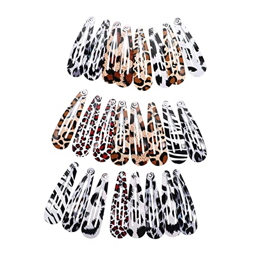SAFIGLE 24stücke Teiliges Leopard Haarklammern Für Frauen Elegante Haarspangen Aus Legierung Rutschfest Kompatibel Mit Allen Haartypen Für Parties Hochzeiten Alltag Und Besondere Anlässe von SAFIGLE