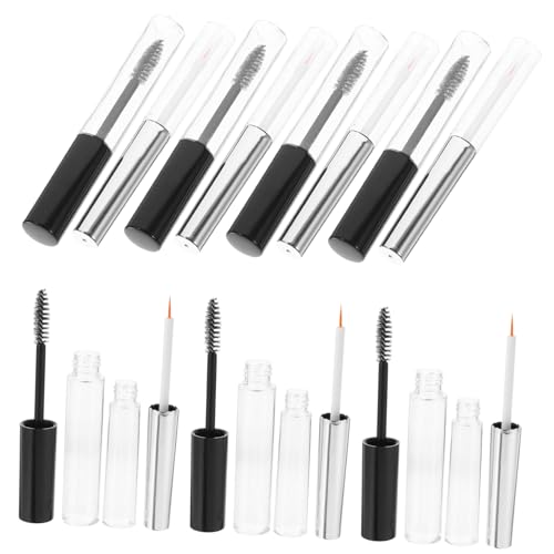 SAFIGLE 2sätze Leere Mascara-tube Mit Klarer Flasche Und Trichter Für Diy Mascara-stab Oder Eyeliner-haltbarkeitslösung von SAFIGLE