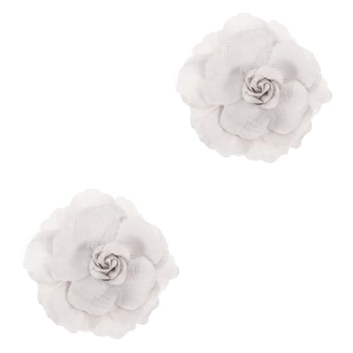 SAFIGLE 2St Blumenbrosche Damen florale Brosche Kleid Geschenke Hüte Abschlussballschmuck für Frauen Geburtstagsnadeln für Frauen die Blumen Hut Kragennadel Korsage Fräulein Stift Garn von SAFIGLE