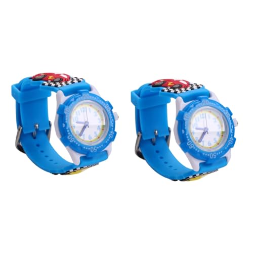 SAFIGLE 2St Kinderuhr Armbanduhr Kinder Watch armbanduhren für Kinder spielsachen für Kinder kinderspielzeug Kinderautos dekorative Digitaluhr Herz Tasche Wagen Anschauen Junge PVC von SAFIGLE