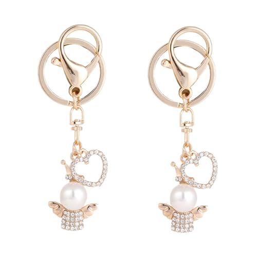 SAFIGLE 2St Kleiner Engel als Schlüsselanhänger hängender Schlüsselanhänger kreative Engel schlüsselhalter Schlüsselringe Schlüsselbund hängende Schlüsselanhänger zarter Schlüsselanhänger von SAFIGLE