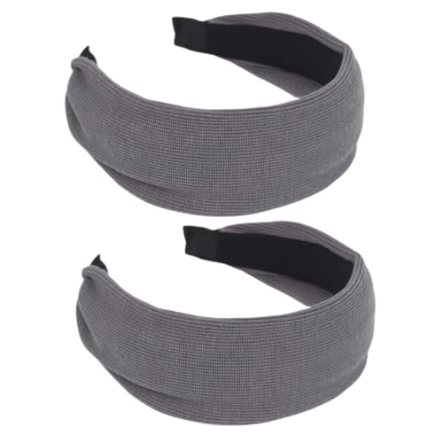 SAFIGLE 2St Kopfschmuck für Mädchen bandana stirnband frauen kopfschmuck mädchen stirnbänder Mädchen Stirnband Denim-Gürtel the grey grey's Stricken von Kopfbedeckungen Party-Haarreifen von SAFIGLE
