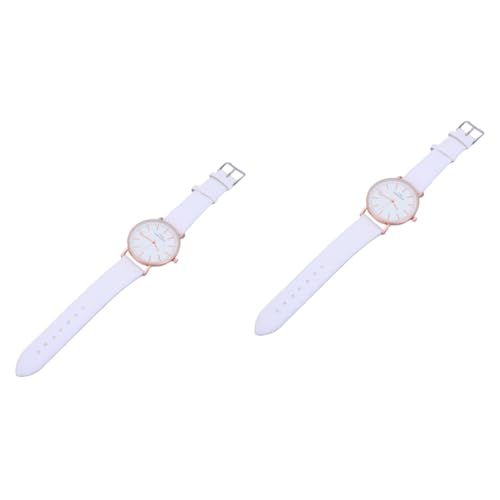 SAFIGLE 2St Mädchen Armbanduhr Mädchenuhren Mädchen sehen minimalistische Uhr Frauen schauen zu Quarz Damenuhr damenarmbanduhren Studentinnen-Uhr Damenuhren Mode Mädchenuhr Gradientenuhr von SAFIGLE