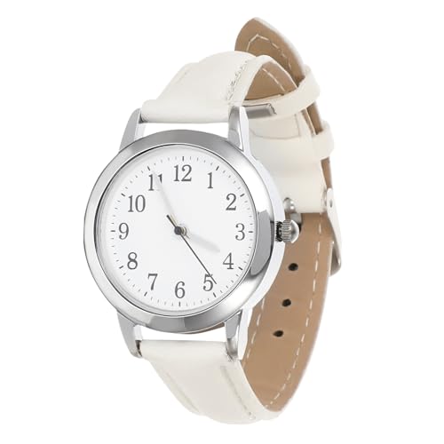 SAFIGLE 2stücke Chic Damen Quarzuhr Mit Wasserdichtem Pu-lederarmband Armbanduhr Für Und Mädchen Passend Für von SAFIGLE