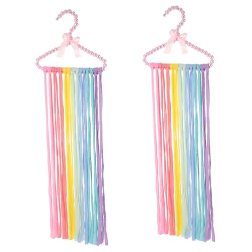SAFIGLE 2St Schleifenhalter für Mädchenhaarschleifen Haarschleifenhalter bilanzbuchhalter accounant Schmuckhalter Haarschmuck-Organizer für Mädchen Haarschleifen-Organizer Plastik Colorful von SAFIGLE