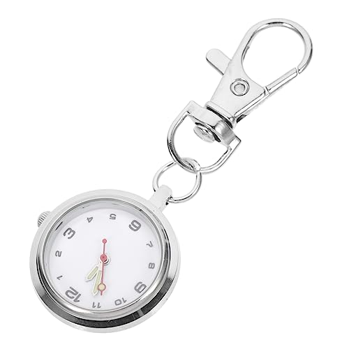 SAFIGLE 2St Schlüsselanhänger großes Zifferblatt Taschenuhren für Herren Schüler Schlüsselanhänger Uhr kinderuhren Armbanduhr Kinder Krankenschwester Uhr Uhrengehäuse für Herren Pflegeuhr von SAFIGLE