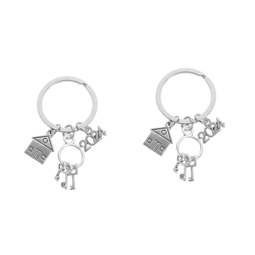 SAFIGLE 2St Schlüsselanhänger zum Einzug Schlüsselanhänger zur Wohnungserwärmung Taschenanhänger Schlüsselanhänger für Autoschlüssel ästhetischer Schlüsselanhänger Schlüsselringe von SAFIGLE