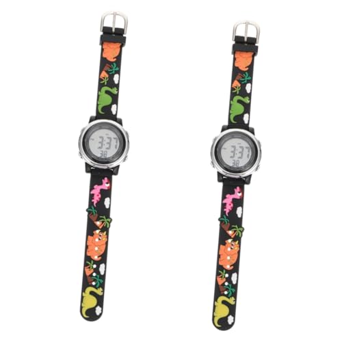 SAFIGLE 2st Geführte Kinderuhr Studentenuhr Uhren Elektrische Armbanduhr Studentisches Handgelenk Kinderarmbanduhr Mädchen Sehen Lässige Digitaluhr Mädchenuhr Sportuhr Elektronisch Plastik von SAFIGLE