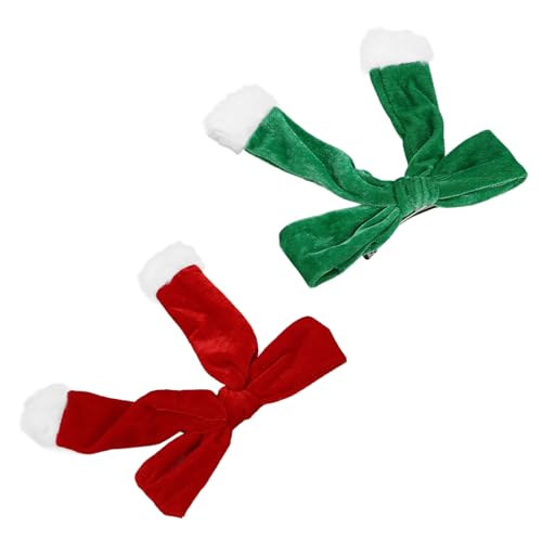 SAFIGLE Festliche Weihnachts-haarspange für Frauen mit Schleife Haarspange für Frauen Haarspange für Pferdeschwänze und Zöpfe von SAFIGLE