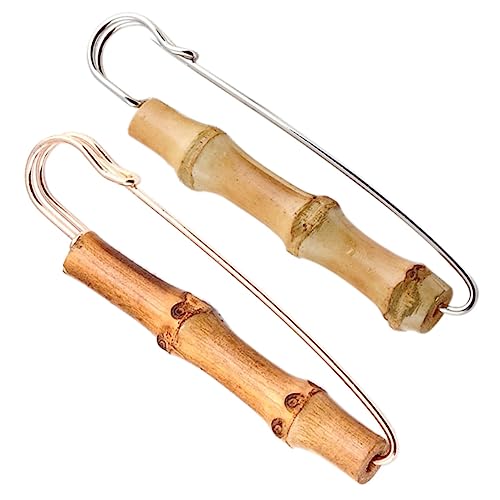 SAFIGLE 2Stücke Bambusgelenk Brosche Stilvolle Anstecknadel für Damen und Herren Kreative Retro Brustpin für Kleidung Taschen Hüte und Schals Modisches Accessoire Zufälliger Farbe SAFIGLE 2Stücke Bambusgelenk Brosche Stilvolle Anstecknadel für Damen und Herren Kreative Retro Brustpin für Kleidung Taschen Hüte und Schals Modisches Accessoire Zufälliger Farbe von SAFIGLE