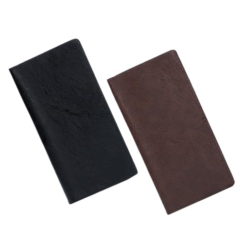 SAFIGLE 2stücke Geldbörse Für Männer Lange Geldbörse Herren Karten Mit Vielen Fächern Für Visitenkarten Bargeld Und Kleine Gegenstände Robust Und Langlebig von SAFIGLE