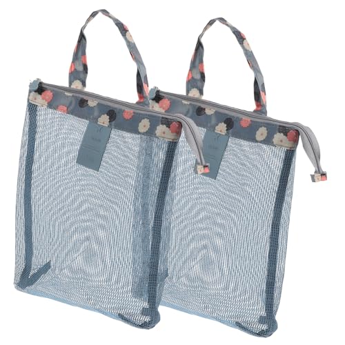 SAFIGLE 2stücke Kosmetiktasche Reise Make-up Tasche Mesh Beutel Für Badeanzug Handtücher Körperpflege Reise Organisationstasche Für Kosmetika Toilettenartikel von SAFIGLE