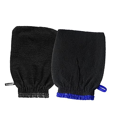 SAFIGLE 2stücke Duschpeeling Handschuhe Für Bad Und Sauna Peeling Handschuh Mit Kordel Zum Aufhängen Leicht Zu Reinigen Und Maschinenwaschbar Für Männer Und Frauen von SAFIGLE