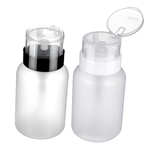 SAFIGLE 2Stücke Pumpflaschen Spender für Nagellackentferner und Make Up Entferner Tragbare Kunststoffflasche für Reisen Nagelsalons und Zuhause Drehbare Entsperrfunktion SAFIGLE 2Stücke Pumpflaschen Spender für Nagellackentferner und Make Up Entferner Tragbare Kunststoffflasche für Reisen Nagelsalons und Zuhause Drehbare Entsperrfunktion von SAFIGLE