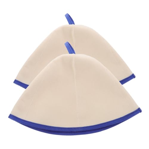 SAFIGLE 2stücke Saunahut Aus Filzwolle Für Damen Und Herren Russischer Hut Für Sauna Saunakappe Aus Wollfilz Zum Schutz Vor Hitze Saunazubehör Für Zuhause Und Spa von SAFIGLE