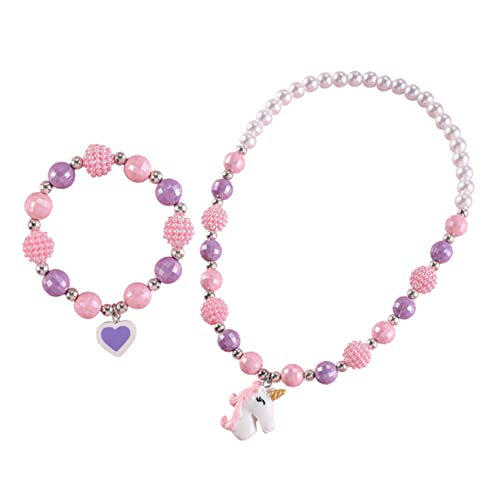 SAFIGLE 2Stücke Schmuckset Halskette Armband Resin Mit Modischem Design Perfektes Halsschmuck Für Freizeit SAFIGLE 2Stücke Schmuckset Halskette Armband Resin Mit Modischem Design Perfektes Halsschmuck Für Freizeit von SAFIGLE