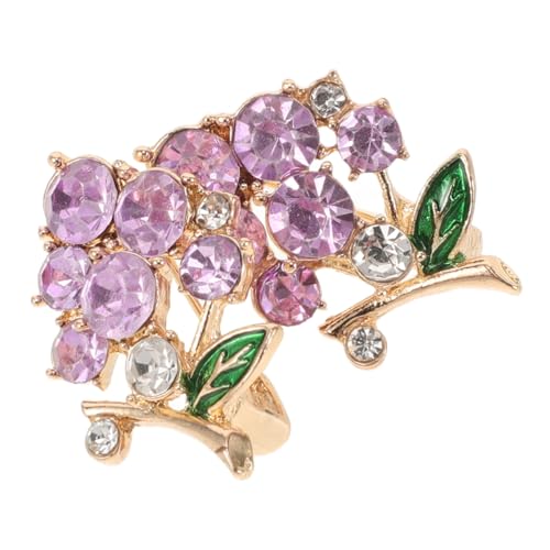 SAFIGLE 2stücke Broschennadel Aus Zinklegierung Trauben-design Mit Strass Schalnadel Für Damen Dekorative Brosche Für Kleidung Anstecknadel Für Rucksäcke von SAFIGLE