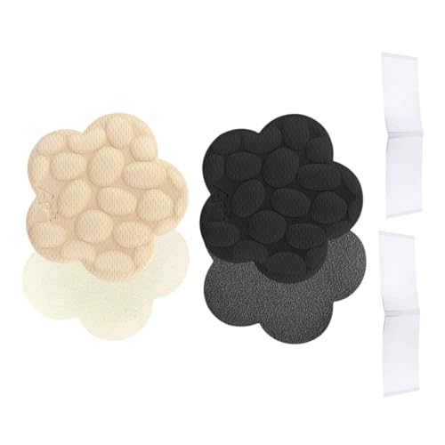 SAFIGLE 2paare Ballenpolster Und Schuhabsatzpolster Für Damen Weiche Schwammkissen Mit Massagepartikeln Stoßdämpfende Einlegesohlen Für High Heels Fersenhalter Zur Blasenvermeidung von SAFIGLE