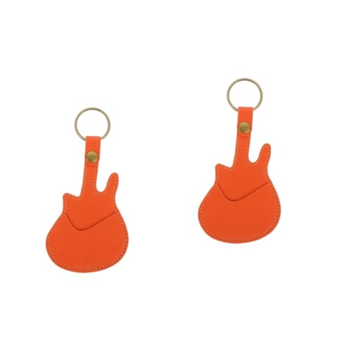 SAFIGLE 2st Aufbewahrungstasche Auswählen Gitarren-Pick-Schutz Tasche Für Gitarrenplektren Kofferraum-Organizer Plektrumhalter Für E-Gitarre Pick-Tasche Leder Veranstalter Musikinstrument von SAFIGLE