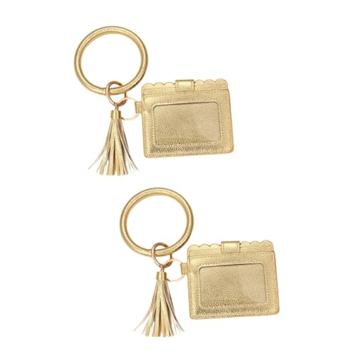 SAFIGLE 2st Geldbörse Für Mädchen Kartenetuis Für Damen Armband Schlüsselanhänger Für Frauen Geldbörsenanhänger Mit Geldbeutel Geschwollener Schlüsselanhänger Tasche Für Frauen Halter von SAFIGLE