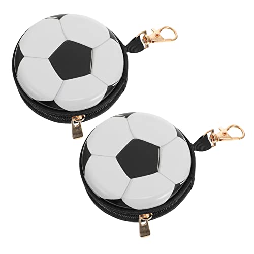 SAFIGLE 2st Geldbörse Kleines Münztäschchen Schlüsseletui Geldklammer Kartenhalter Am Handgelenk Kabel-Organizer Münzbeutel Für Dreifach Federmäppchen Kette Münzen Plüsch Kopfhörer von SAFIGLE