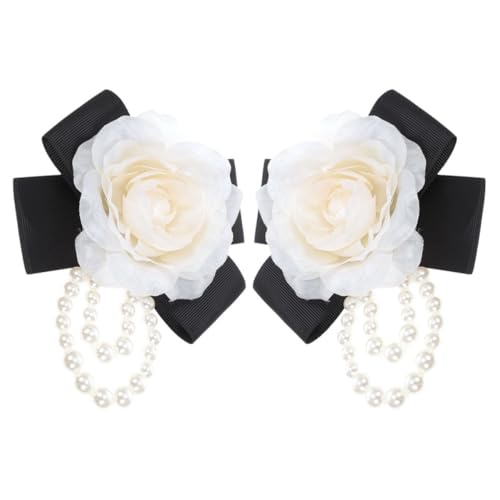 SAFIGLE 2st Kamelienbrosche Schalnadel Broschen Für Damen Brautbrosche Blumenbroschen Kleidungsbrosche Kleiderbrosche Anzugzubehör Frau Stifte Anstecknadeln Kleiderklammern Die Seide von SAFIGLE