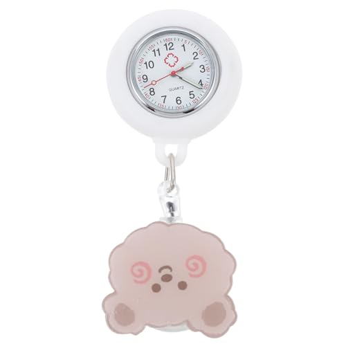 SAFIGLE 2st Krankenschwester Taschenuhr Anstecken Taschenuhren Für Herren Clip-taschenuhr Tragbare Taschenuhr Accessoires Für Die Heimkehr Frauen Uhren Damenuhren Testuhr Kieselgel Brown von SAFIGLE