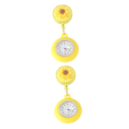SAFIGLE 2St Krankenschwester Uhr Brosche Taschenuhr Digitaluhr für Frauen kinderuhren Armbanduhr Kinder Armbanduhr Herren Uhrengehäuse für Herren Damenuhren Schwesternuhren für Damen Spule von SAFIGLE