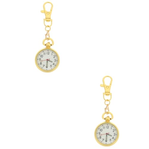 SAFIGLE 2stücke Taschenuhr Für Nachtleuchtende Fob-Uhr Mit Clip Ansteckuhr Für Ärzte Und Pflegepersonal Als Für Besondere Anlässe von SAFIGLE