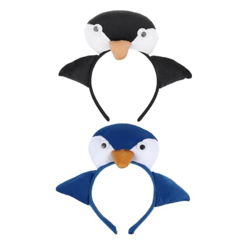 SAFIGLE 2stücke Pack Tier Stirnband Für Junge Mädchen Pinguin Kopfbedeckung Party Stirnbänder Meerestier Kostüm Accessoires Für Halloween Geburtstag Bühne Dekorationen von SAFIGLE
