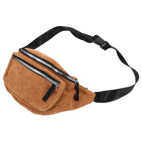 SAFIGLE 2stücke Braune Cord Umhängetasche Für Damen Crossbody Bauchtasche Für Unterwegs Für Einkaufen Und Freizeitaktivitäten Große Kapazität Leicht Und Praktisch von SAFIGLE