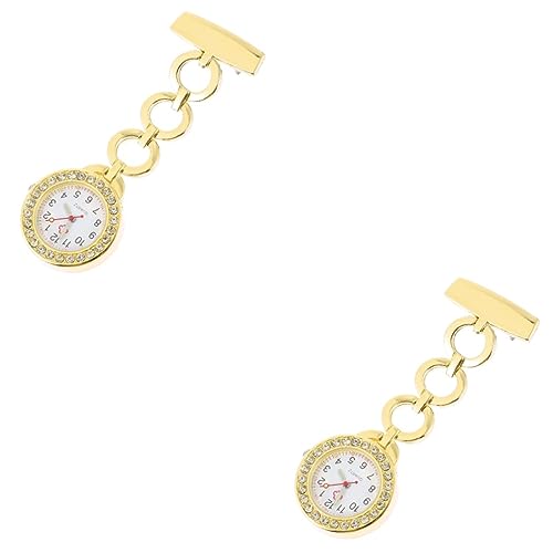 SAFIGLE 2st Taschenuhr Frauen-Revers-Uhr Fob Beobachten Outfit Für Mädchen Krankenpflegeuhr Kinder Digitaluhr Damen-digitaluhren Tragbare Uhr Frau Schaut Zu Clip-on-Uhr Student von SAFIGLE