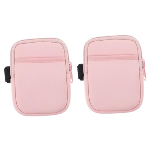 SAFIGLE 2st Wasserflaschentelefon Flaschenhalter Turnbeutel Fürs Fitnessstudio Kleine Flaschentasche Kleiner Wasserbecherbeutel Aufbewahrungstasche Für Tasse Becherversorgung Rosa Neopren von SAFIGLE