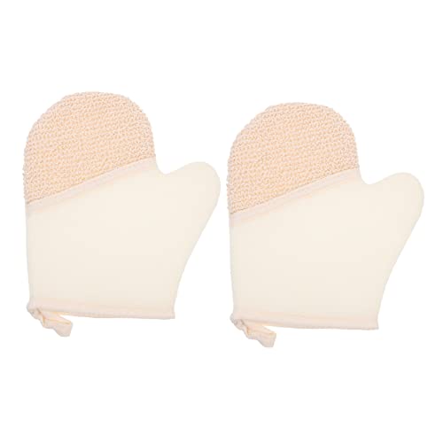 SAFIGLE 2stücke Badehandschuhe Peeling-badetücher Duschtücher Badetücher Für Hause Robust Wiederverwendbar Für Haut Und Nagelhaut Massage von SAFIGLE