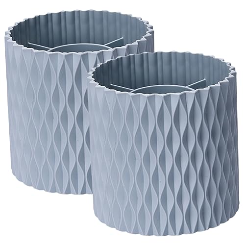 SAFIGLE 2stücke Drehbarer Schminkpinselhalter Make-up Organizer Für Schreibtisch Und Kosmetik Staubdichter Aufbewahrungstopf Für Pinsel Und Stifte Robuster Und Schöner Kosmetik von SAFIGLE