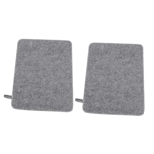 SAFIGLE 2stücke Filz Sauna Sitzkissen Saugfähig Isolierend Matte Für Dampfbad Heimdampfsauna Bodenpolster Kissen Für Bank Saunazubehör von SAFIGLE