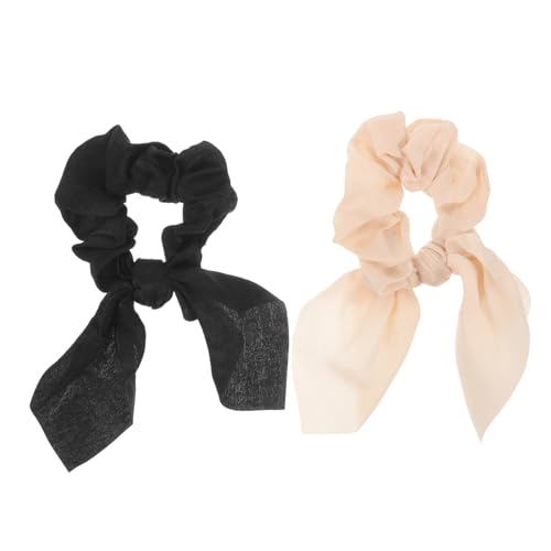 SAFIGLE 2stücke Haarband Mit Schleife Elastische Haargummis Haarschmuck Für Frauen Und Mädchen von SAFIGLE