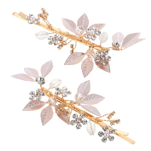 SAFIGLE 2stücke Haarnadeln Für Hochzeiten Flache Haarspangen Mit Blattmotiv Ausgefallener Haarschmuck Für Brautjungfern Und Frauen Französische Haarnadeln Haarspangen Und Schmuck SAFIGLE 2stücke Haarnadeln Für Hochzeiten Flache Haarspangen Mit Blattmotiv Ausgefallener Haarschmuck Für Brautjungfern Und Frauen Französische Haarnadeln Haarspangen Und Schmuck von SAFIGLE