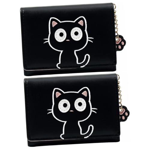 SAFIGLE 2stücke Katzen Geldbörse Damen Niedliche Kleine Geldtasche Für Und Alltag Leicht Zu Reinigen Langlebig Und Praktisch Für Alltag Und Unterwegs von SAFIGLE