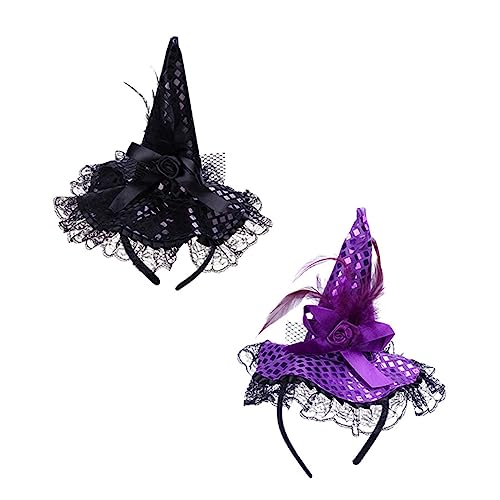 SAFIGLE 2stücke Pailletten Haarschmuck Halloween Stirnband Party Kopfschmuck Festival Haarband Strapazierfähiges Stirnband Dekorativ Für Mädchen von SAFIGLE