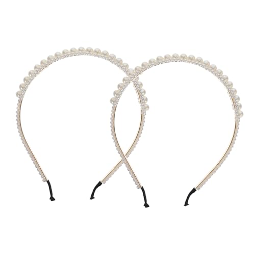 SAFIGLE 2stücke Perlen Kopfschmuck Zubehör Für Mädchen Perlen Haarband Schlichtes Design Angenehm Zu Tragen Für Alltag Und Partys SAFIGLE 2stücke Perlen Kopfschmuck Zubehör Für Mädchen Perlen Haarband Schlichtes Design Angenehm Zu Tragen Für Alltag Und Partys von SAFIGLE