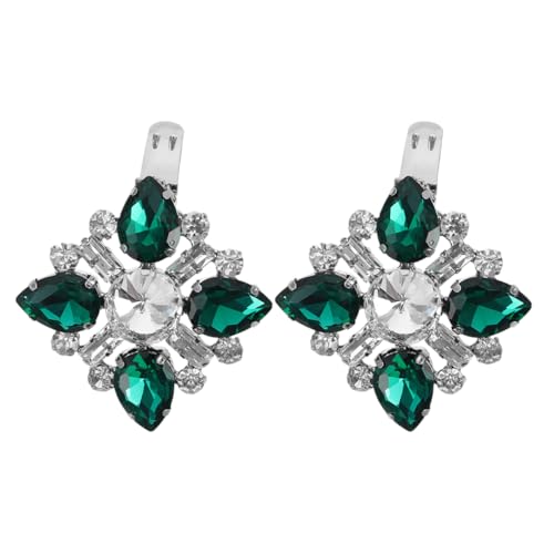 SAFIGLE 2stücke Schuhclips Mit Strasssteinen Für Damen Hochzeits-schuhschmuck Aus Metall Abnehmbare Schuh-anhänger Für High Heels Und Flats von SAFIGLE