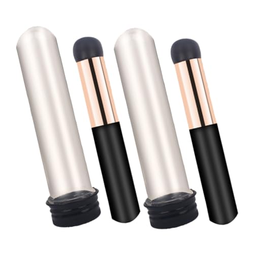 SAFIGLE 2stücke Silikon Lippenstift Lip Balm Pinsel Rundkopf Make-up Werkzeug Für Frauen Kosmetiktasche Beigefügt von SAFIGLE
