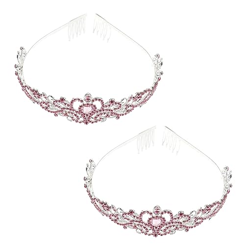 SAFIGLE 2stücke Tiara Hochzeit Aus Strass Für Braut Eleganter Kopfschmuck Als Dekoration Für Besondere Anlässe von SAFIGLE