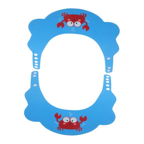 SAFIGLE 2stücke Waschschutz Für Junge Mädchen Dicke Badehauben Haarwaschhaube Mit Spülung Junge Mädchen-duschhaube Shampoo-schutz Für Kleinkinder Verstellbare Haube Zum Baden von SAFIGLE