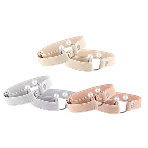 SAFIGLE 3 Paare Verstellbare Fersenbänder Damen Hohe Schuhe Ersatz Riemchen Komfortabel Stabil Für Täglichen Gebrauch Beige Rosé von SAFIGLE