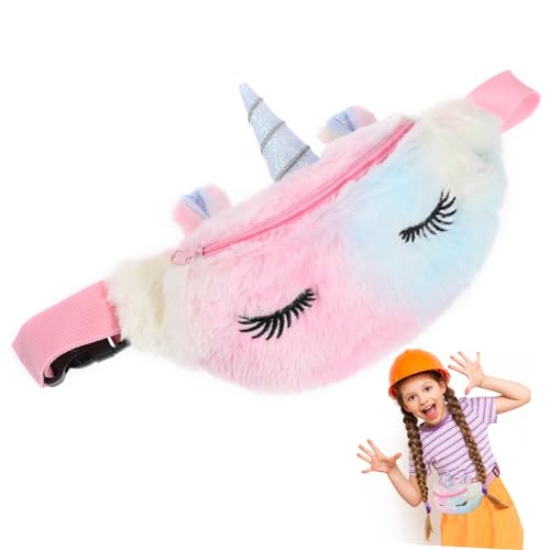 SAFIGLE 3 STK Einhorn-gürteltasche Einhorn-hüfttasche Schärpentaschen Für Damen Zum Umhängen Brusttasche Tasche Aus Kunstleder Schöne Bauchtasche Süßer Gürtel Kind Handtasche Metall Tier von SAFIGLE