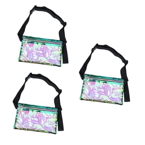 SAFIGLE 3 STK Taillentasche Klare Lunchpakete Reisebrieftasche Herren-geldbörse Klare Stadiontasche Klare Gürteltasche Klare Geldbörsen Für Frauen Strandtasche Für Männer Herrenbrieftasche von SAFIGLE