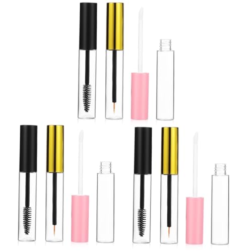 SAFIGLE 3 Sätze Behälter für Lipgloss-Tuben Tube Wimperntusche Wimperncreme künstliche wimpern kosmetiktäschchen wasserfeste Wimperntusche leeren Eyeliner-Behälter Leere Lipgloss-Tuben Abs von SAFIGLE